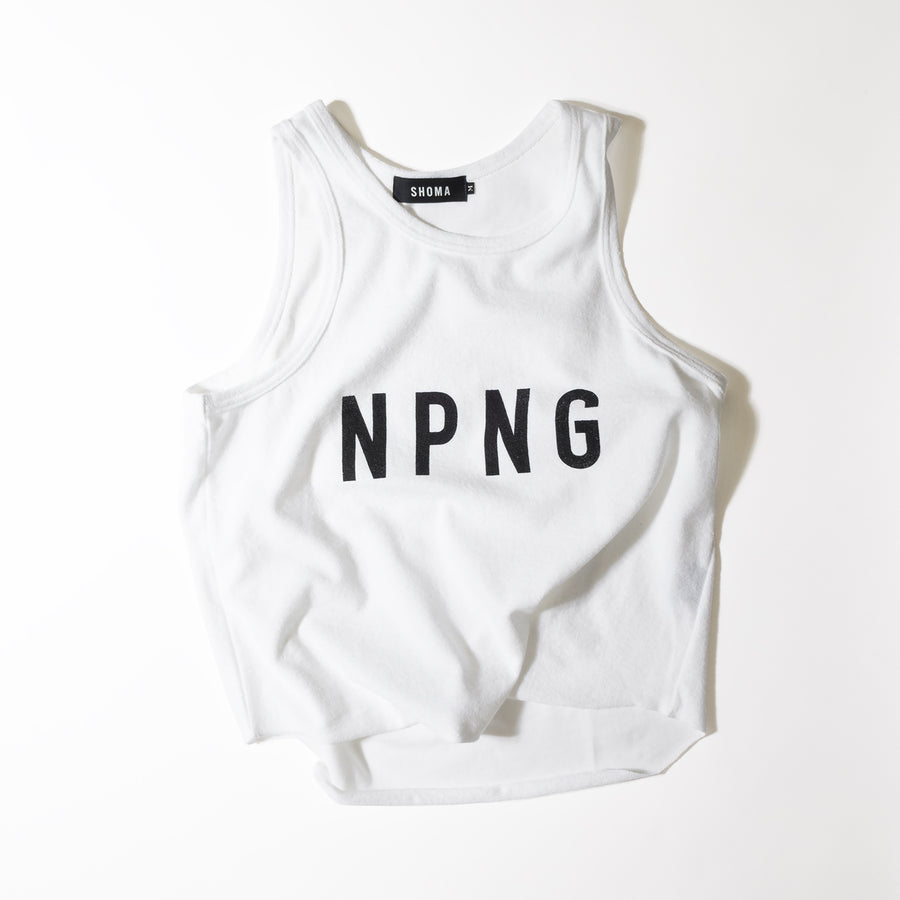 PILE TANK TOP［NPNG］- White