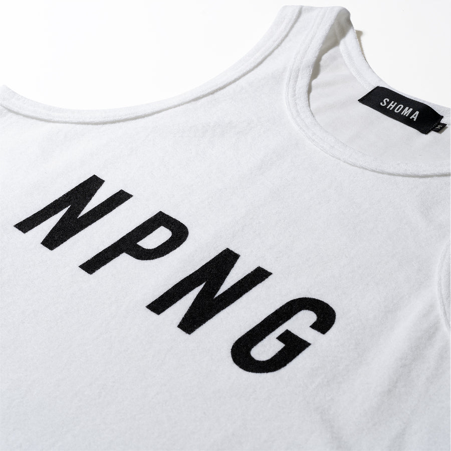 PILE TANK TOP［NPNG］- White