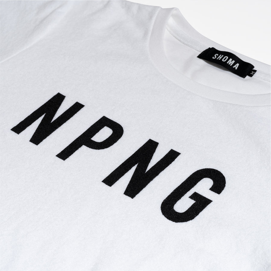 PILE CREW NECK T［NPNG］- White