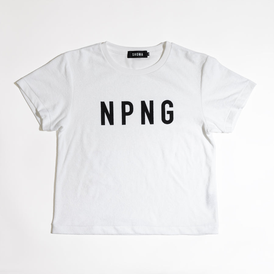 PILE CREW NECK T［NPNG］- White