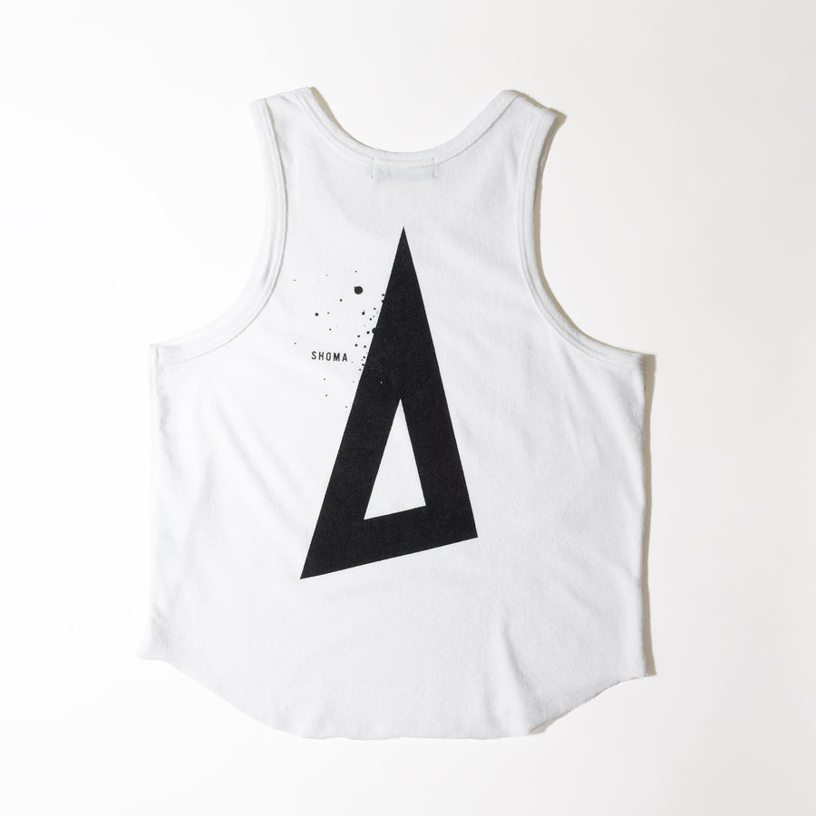 PILE TANK TOP ［Triangle of SHOMA］- White