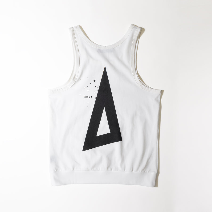 JERSEY ACTIVE TOP［Triangle of SHOMA］- White