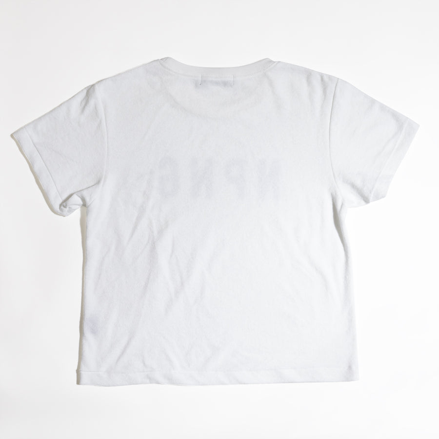 PILE CREW NECK T［NPNG］- White