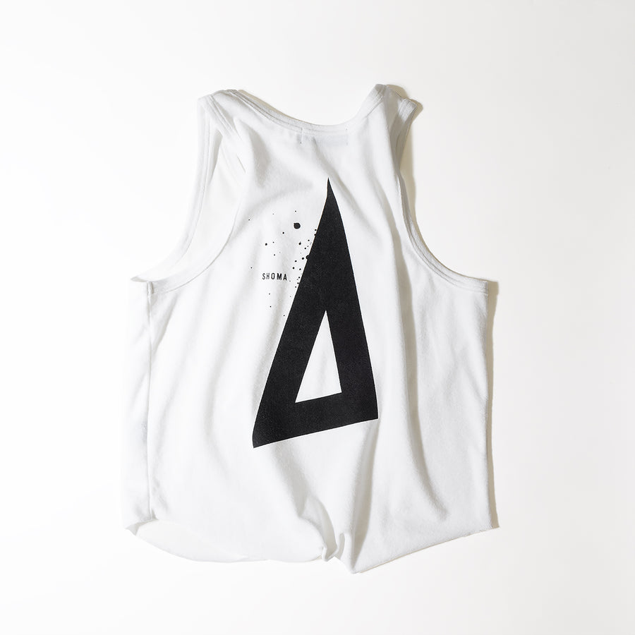 PILE TANK TOP ［Triangle of SHOMA］- White