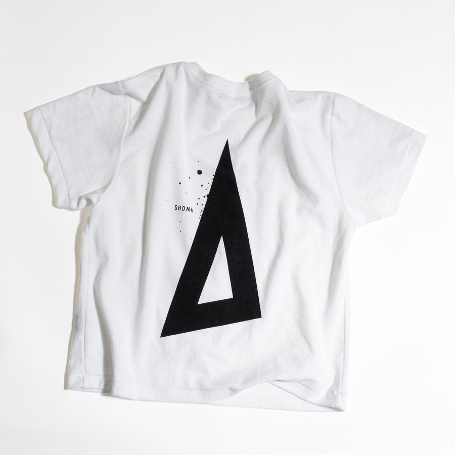 PILE CREW NECK T［Triangle of SHOMA］- White