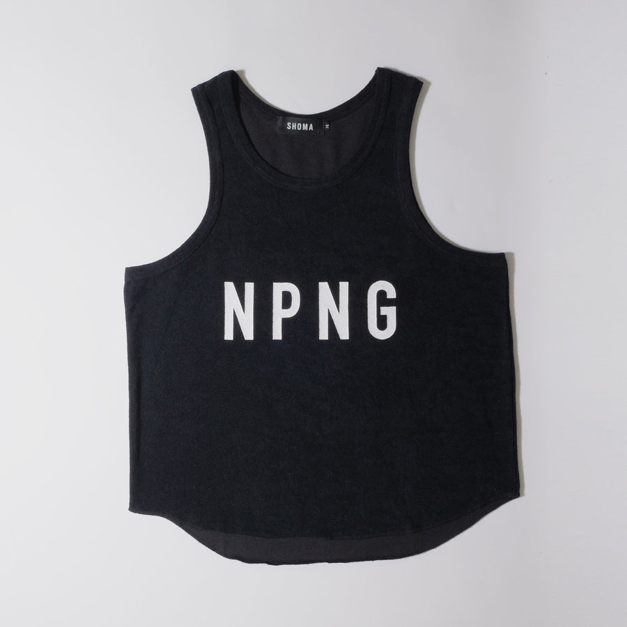 PILE TANK TOP［NPNG］- Black