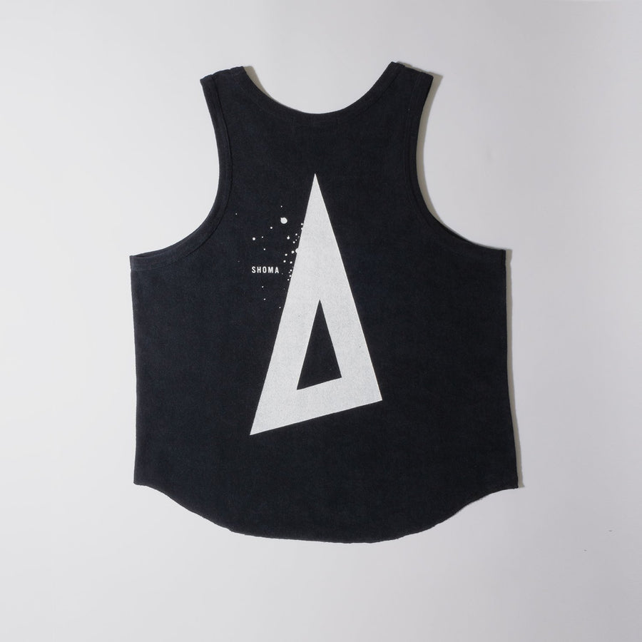 PILE TANK TOP ［Triangle of SHOMA］- Black