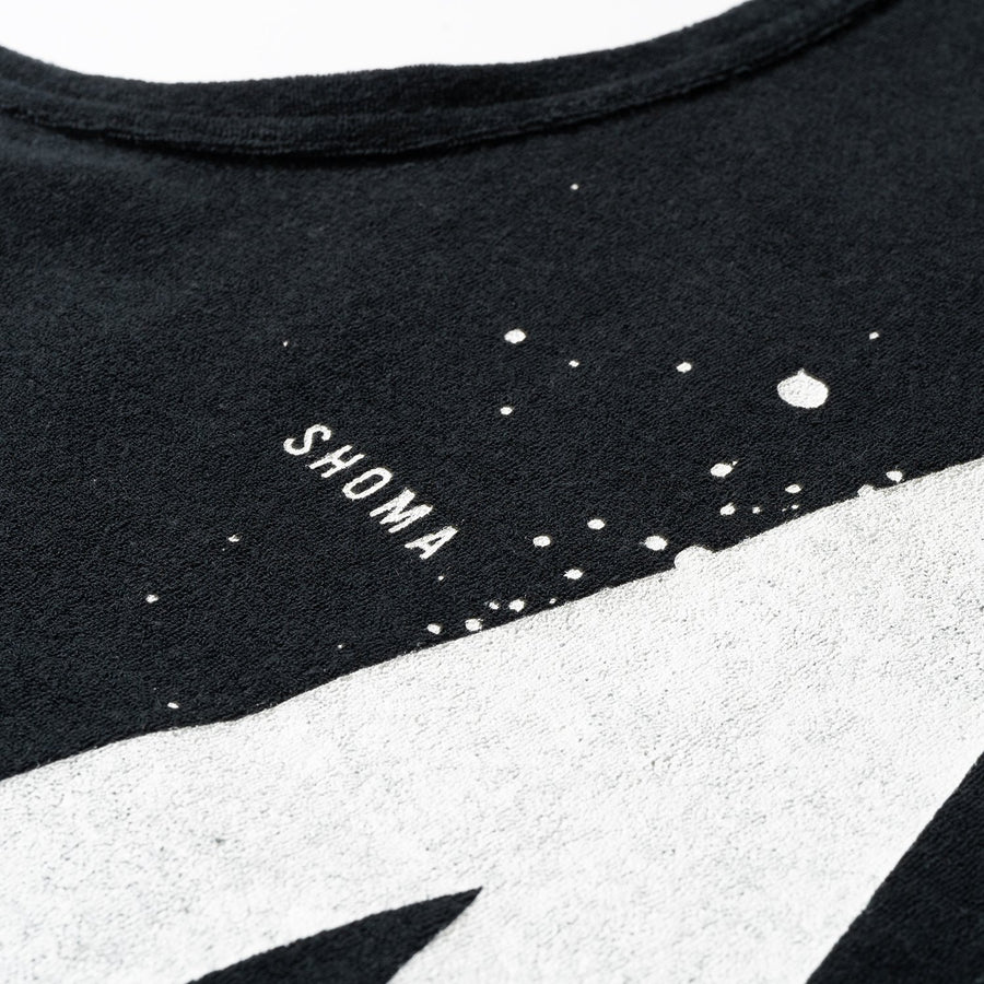 PILE TANK TOP ［Triangle of SHOMA］- Black