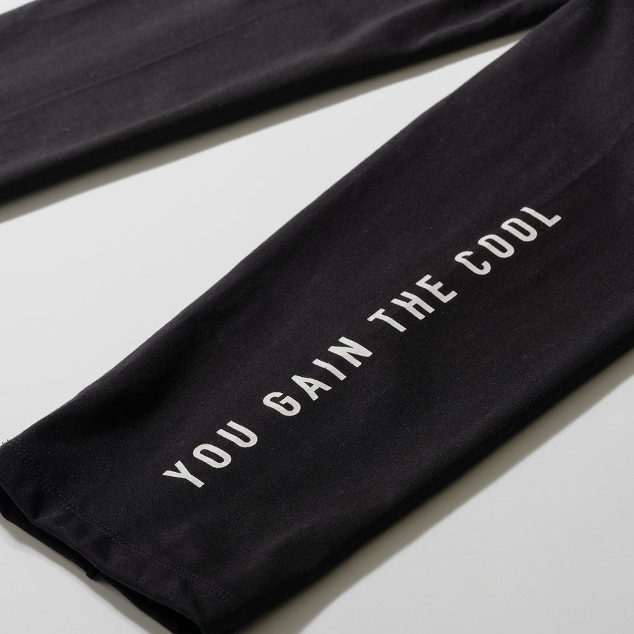 JERSEY JOG PANTS［YOU GAIN THE COOL］- Black