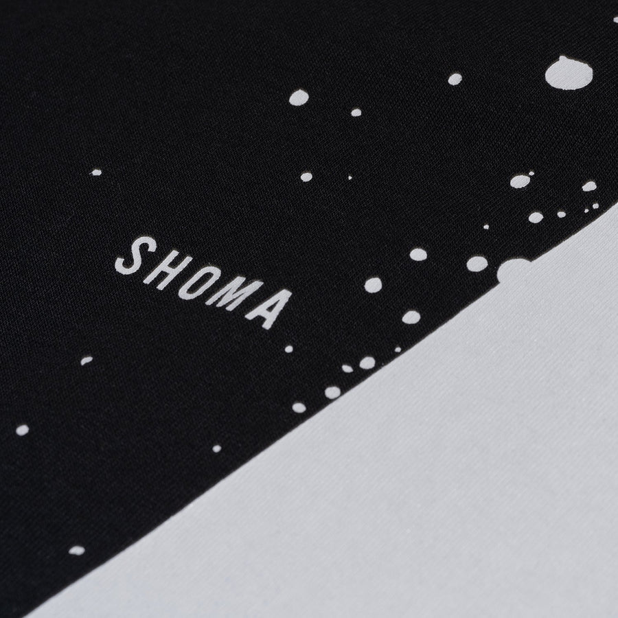 JERSEY BOAT NECK T［Triangle of SHOMA］- Black