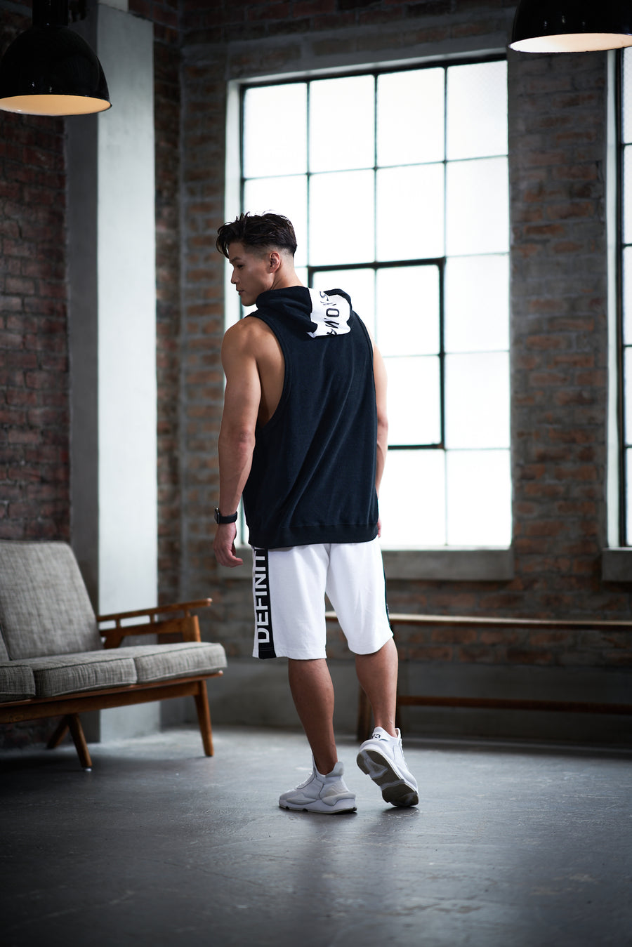 Half Line Pants [DEFINITELY] - White