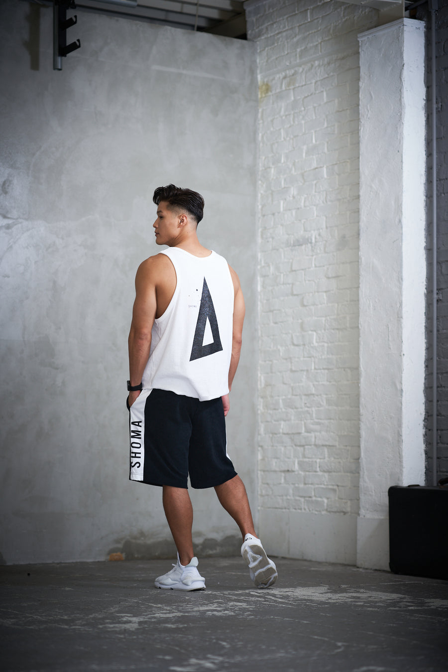 PILE TANK TOP ［Triangle of SHOMA］- White