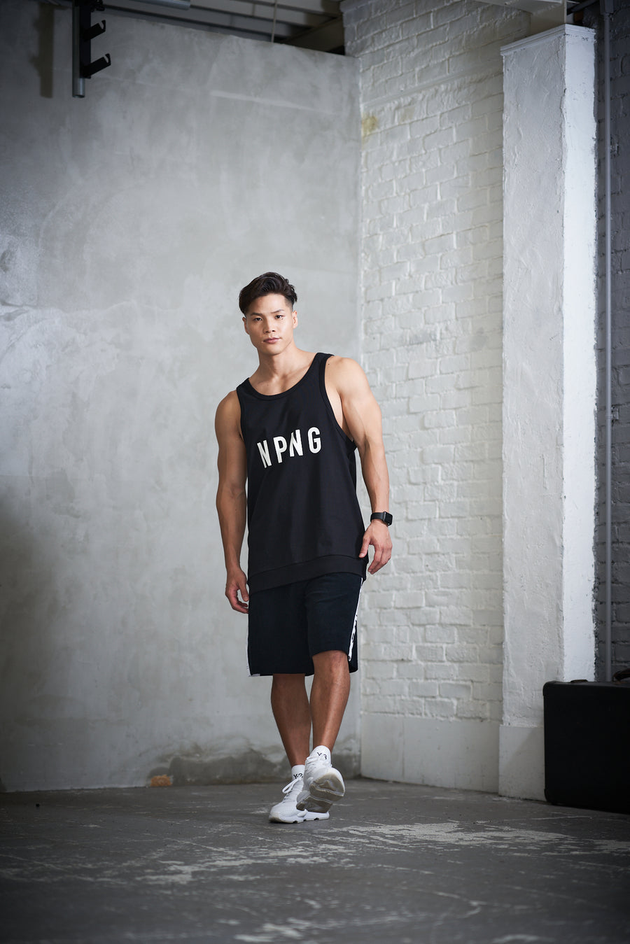 JERSEY ACTIVE TOP［NPNG］- Black