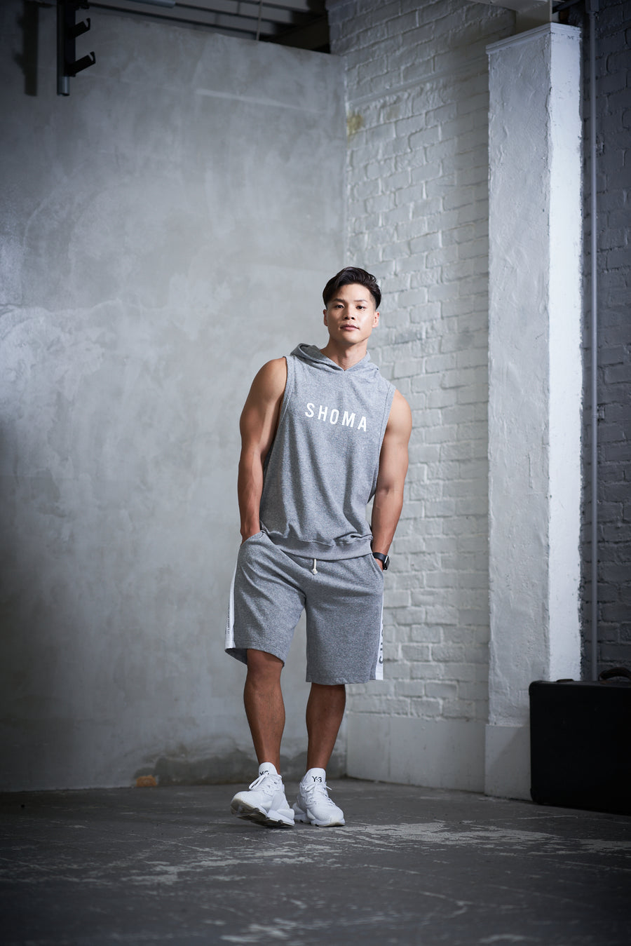 Half Line Pants [SHOMA] - Light Gray