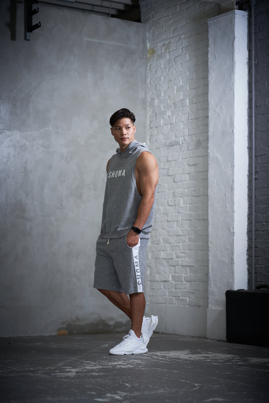 Half Line Pants [SHOMA] - Light Gray