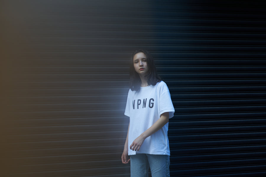 PILE CREW NECK T［NPNG］- White