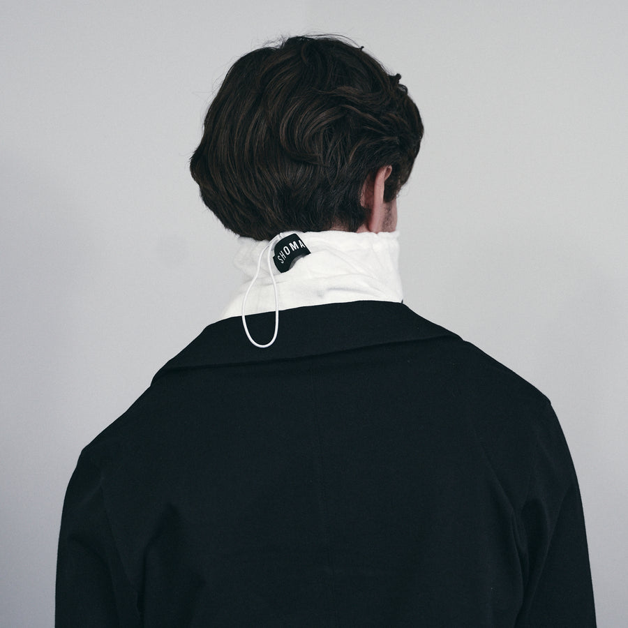 PILE SCARF MASK［BAN］- White