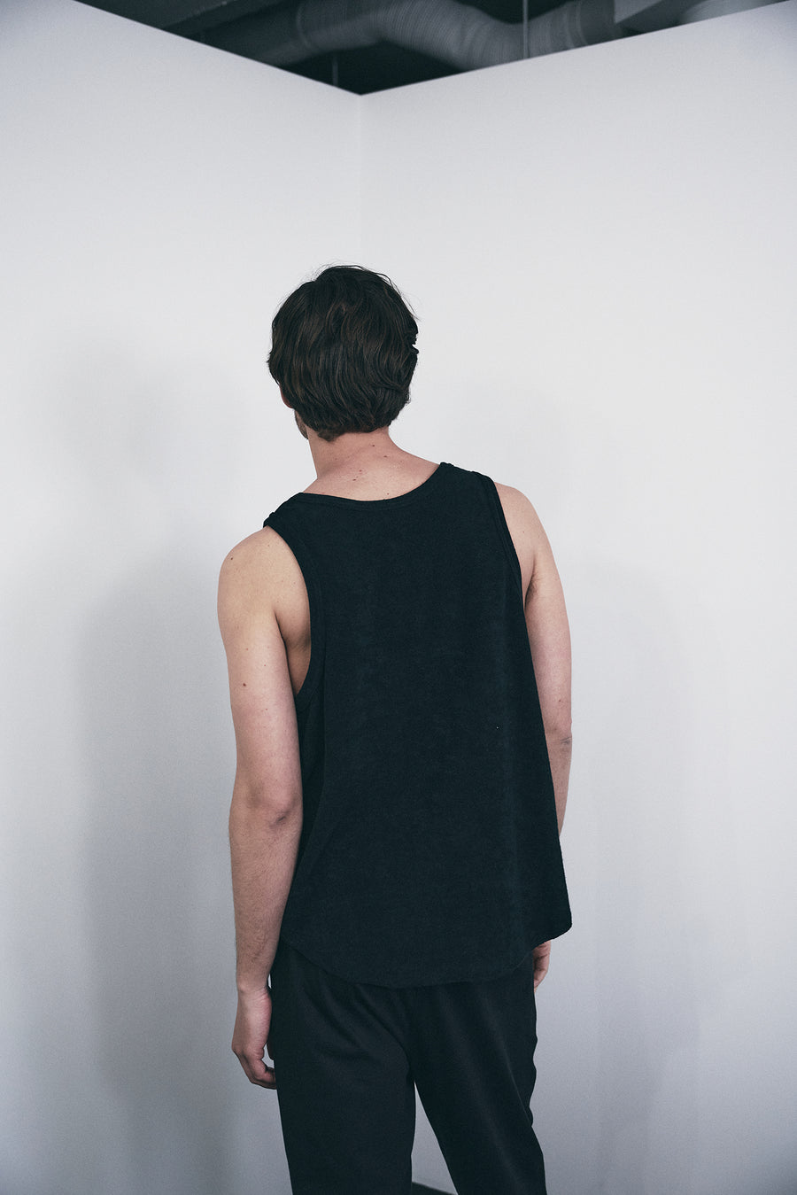 PILE TANK TOP［NPNG］- Black