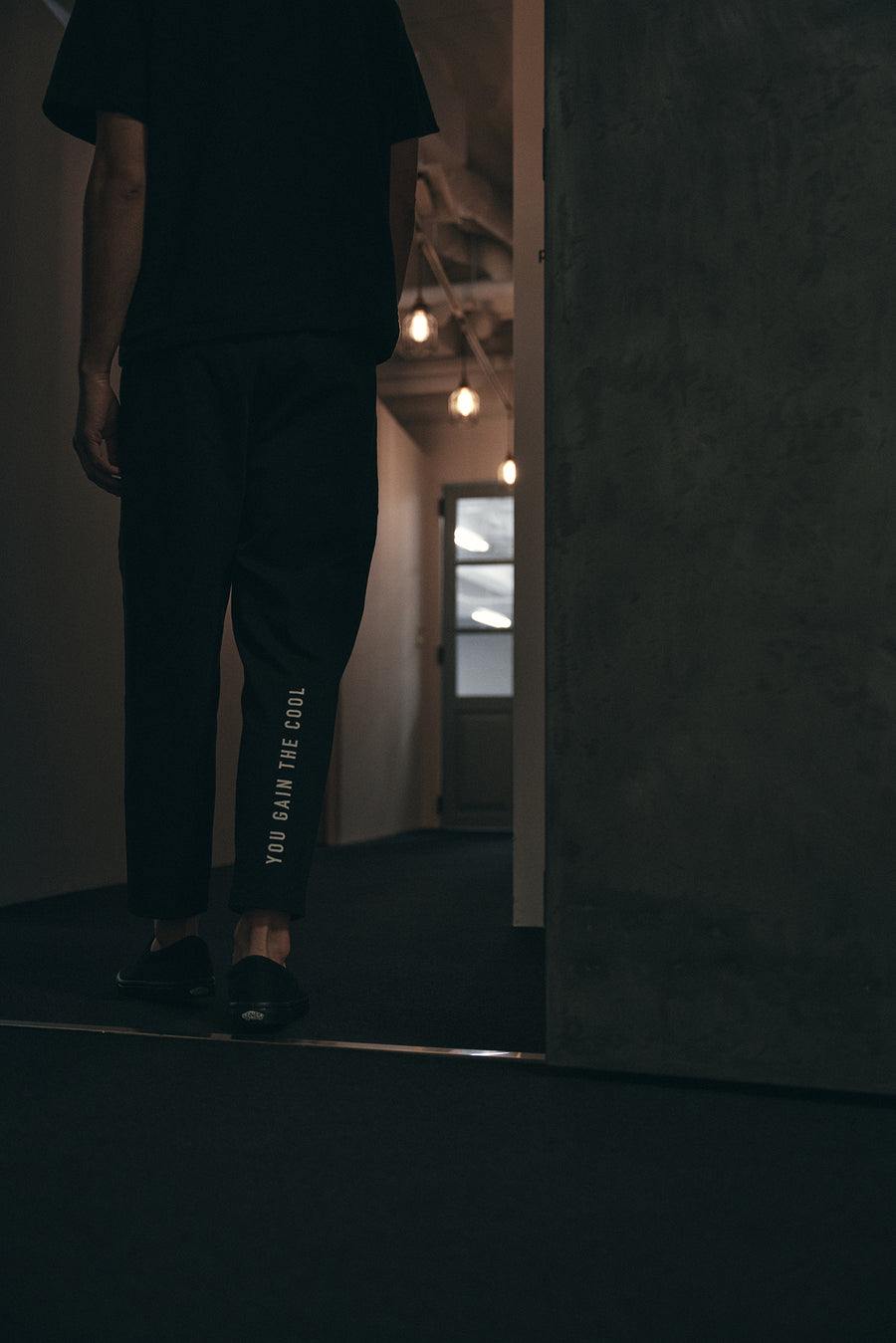 JERSEY JOG PANTS［YOU GAIN THE COOL］- Black