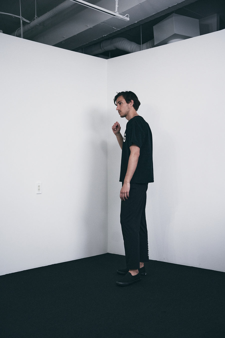 JERSEY JOG PANTS［YOU GAIN THE COOL］- Black