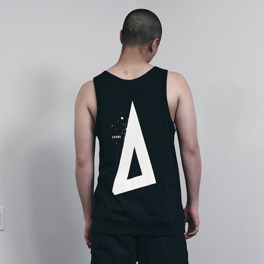 JERSEY ACTIVE TOP［Triangle of SHOMA］- Black