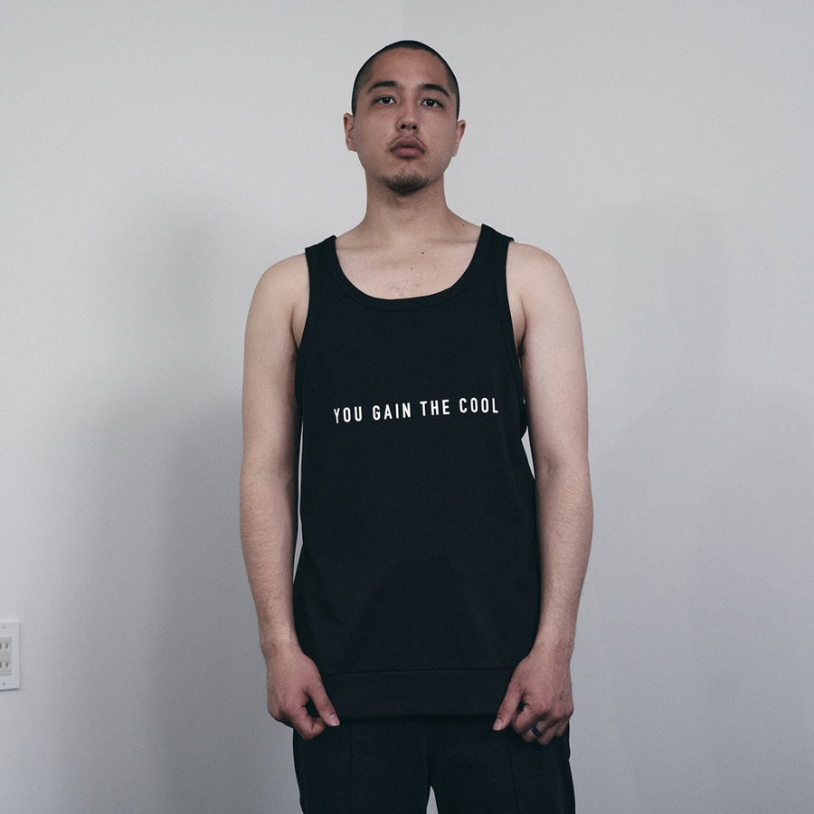 JERSEY ACTIVE TOP［YOU GAIN THE COOL］- Black