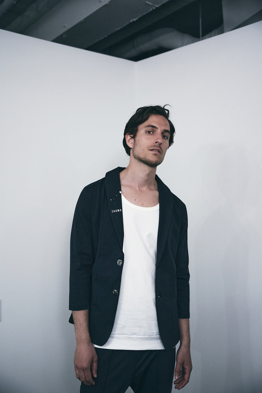 JERSEY JACKET 7［Triangle of SHOMA］- Navy