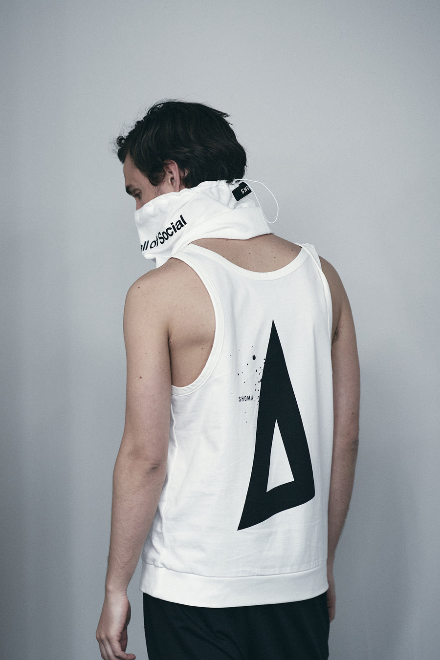 JERSEY ACTIVE TOP［Triangle of SHOMA］- White