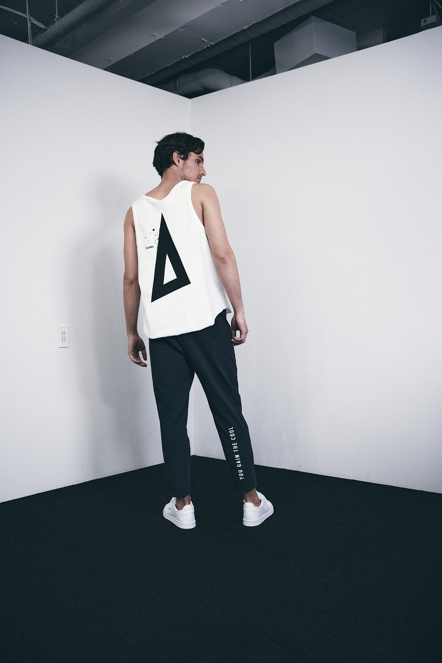 PILE TANK TOP ［Triangle of SHOMA］- White
