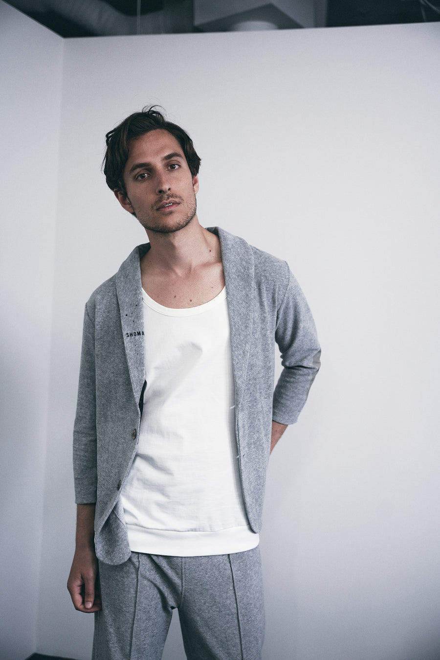 PILE JACKET 7［Triangle of SHOMA］- Light Gray