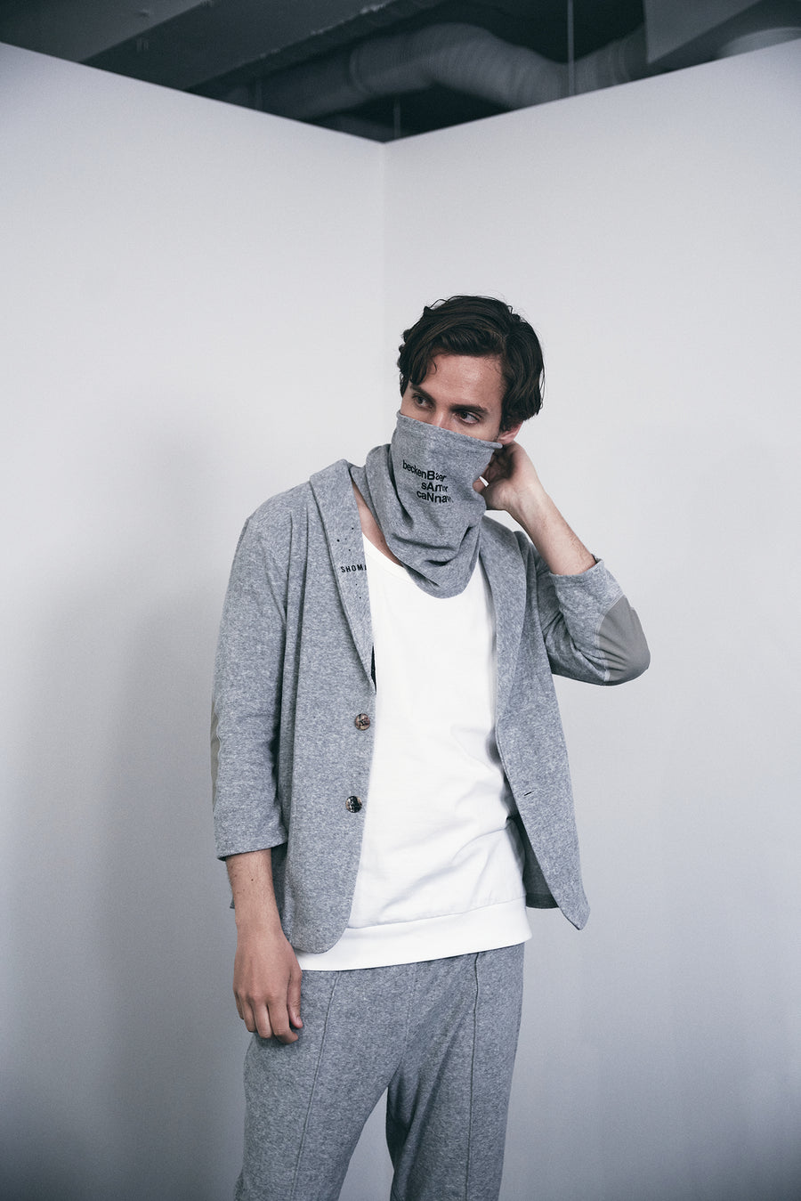 PILE JACKET 7［Triangle of SHOMA］- Light Gray