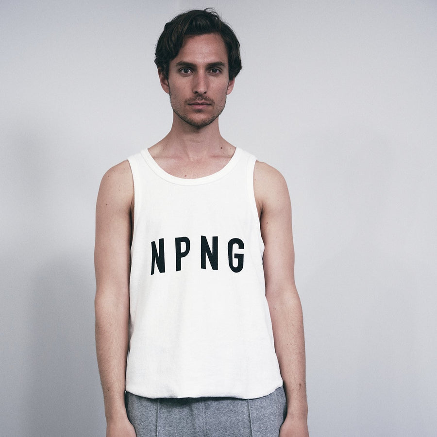 PILE TANK TOP［NPNG］- White