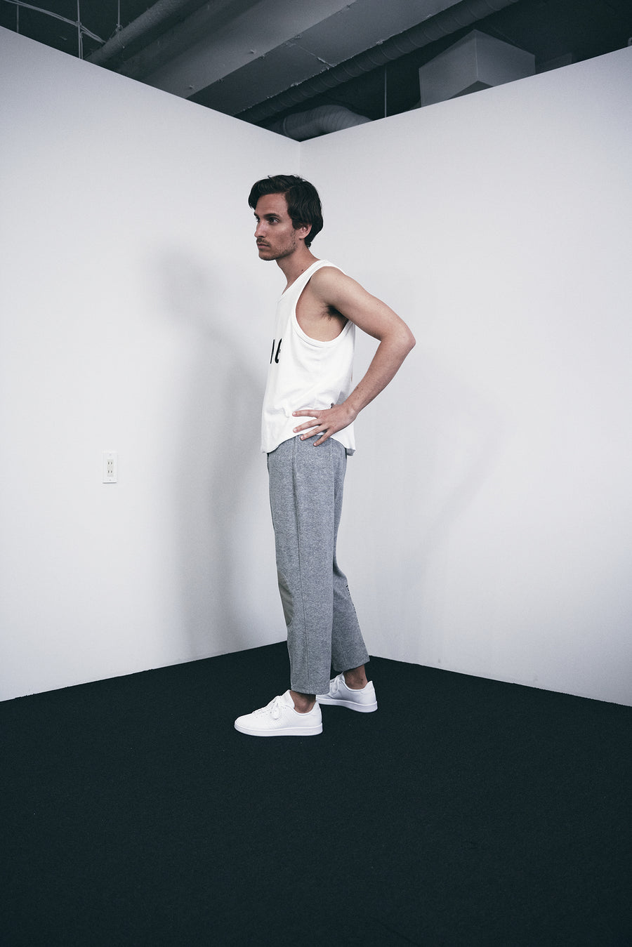 PILE TANK TOP［NPNG］- White